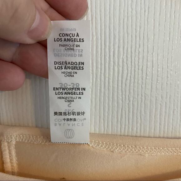 Balance Collection Boxy Crop Top Lightweight criss cross back NWT BLT4428A S - Picture 7 of 12